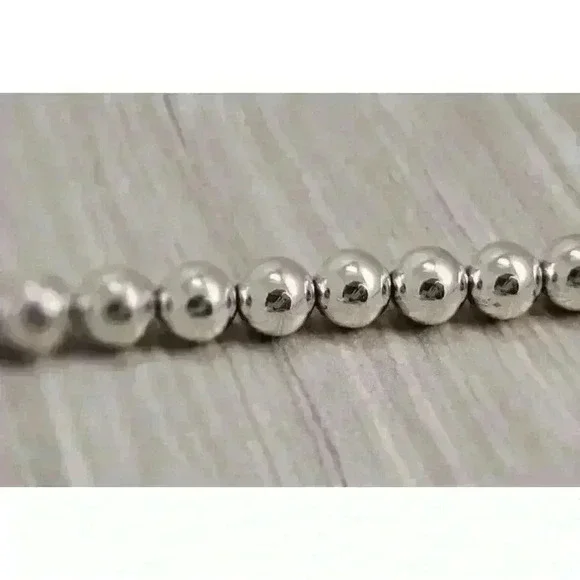 Tiffany & Co Sterling Silver HardWear Ball Bracelet 7.4" - Picture 5 of 9